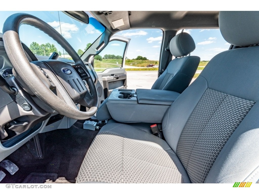 2014 F350 Super Duty King Ranch Crew Cab 4x4 - Oxford White / Steel photo #20