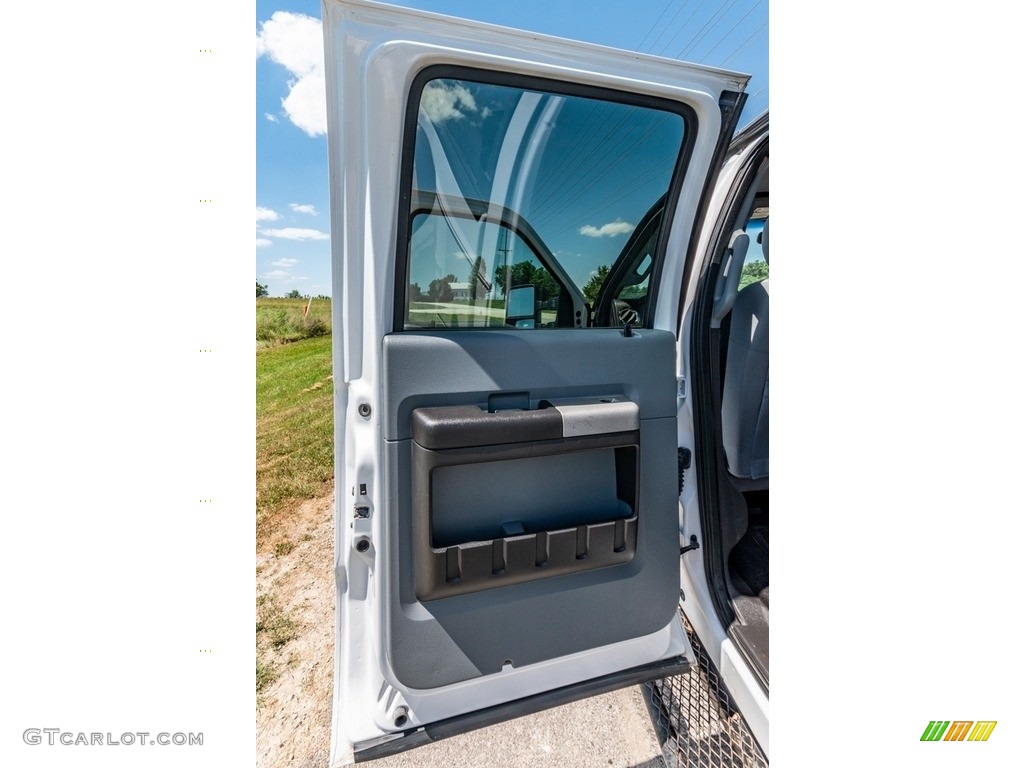 2014 F350 Super Duty King Ranch Crew Cab 4x4 - Oxford White / Steel photo #23