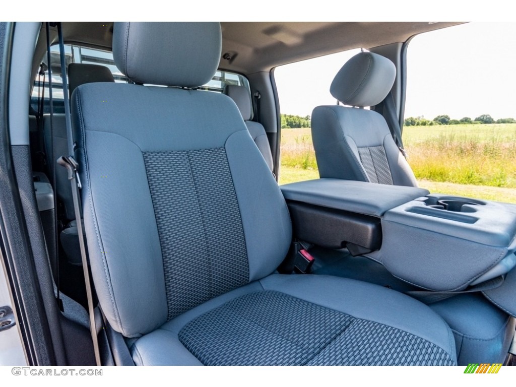 2014 F350 Super Duty King Ranch Crew Cab 4x4 - Oxford White / Steel photo #33