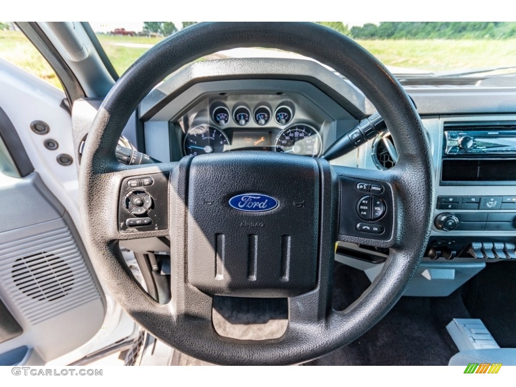 2014 F350 Super Duty King Ranch Crew Cab 4x4 - Oxford White / Steel photo #36