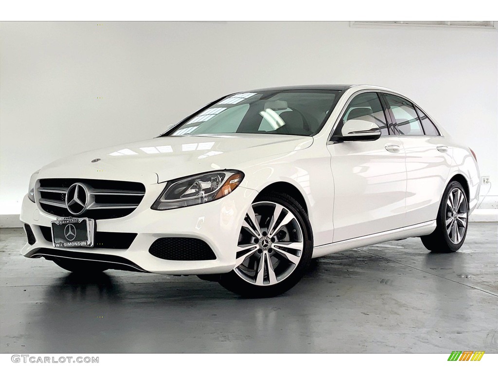 Polar White 2018 Mercedes-Benz C 300 Sedan Exterior Photo #142256903