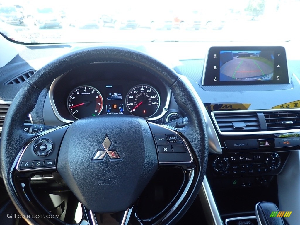 2018 Mitsubishi Eclipse Cross SE S-AWC Black Steering Wheel Photo #142256990