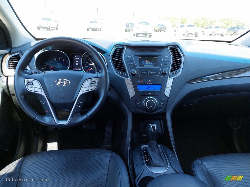 2015 Hyundai Santa Fe GLS Black Dashboard Photo #142258796