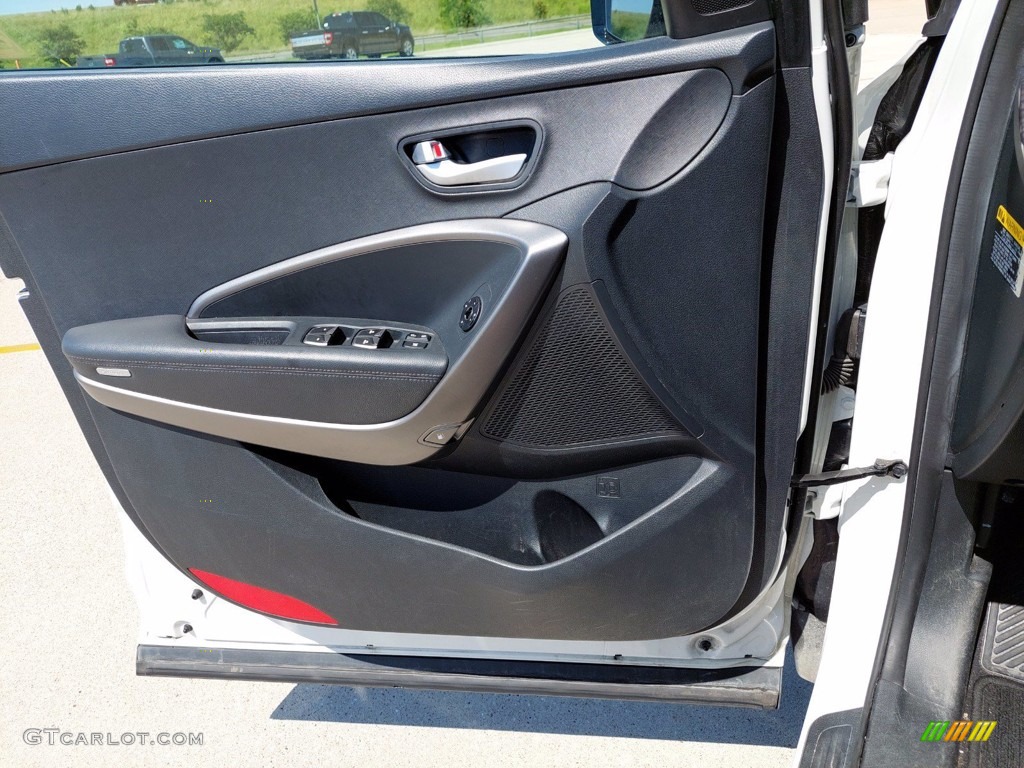 2015 Hyundai Santa Fe GLS Black Door Panel Photo #142258841