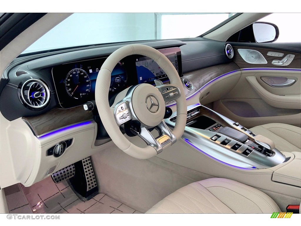 2021 Mercedes-Benz AMG GT 63 Macchiato Beige/Magma Gray Dashboard Photo #142259852