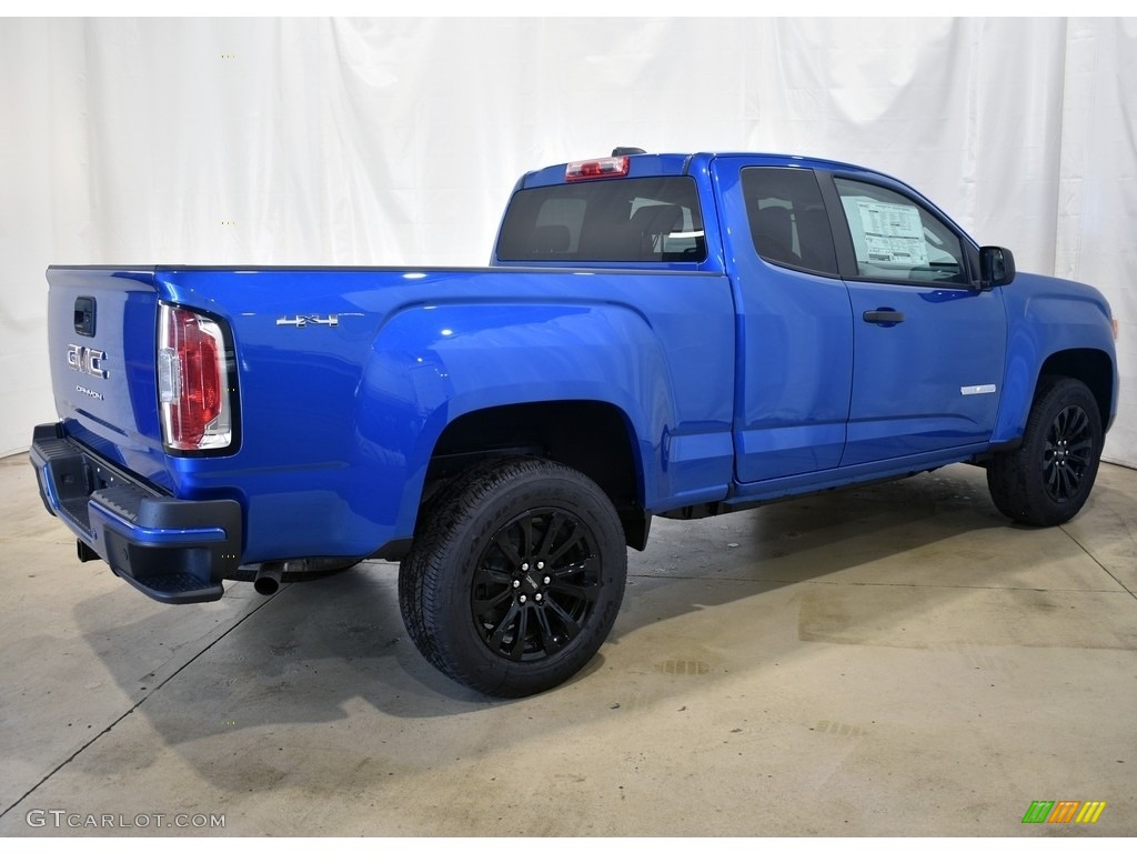 2021 Canyon Elevation Extended Cab 4WD - Dynamic Blue Metallic / Jet Black/Dark Ash photo #2