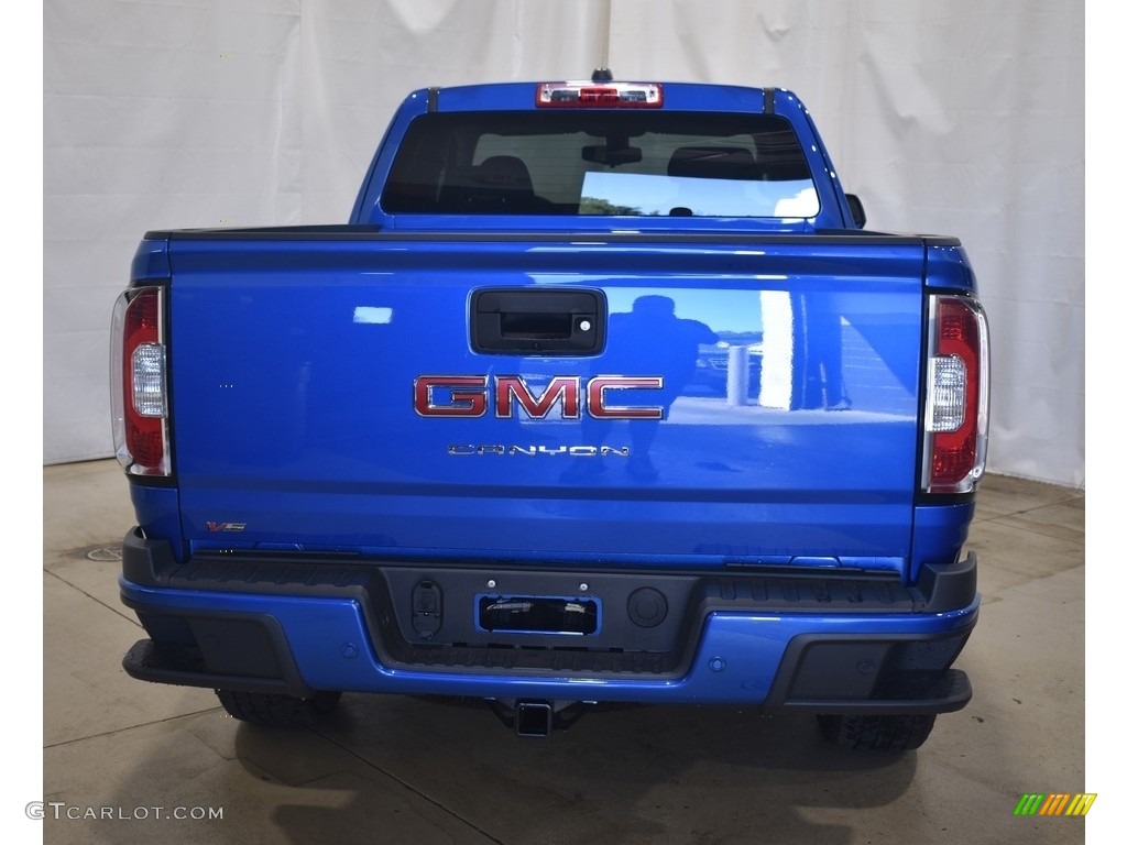 2021 Canyon Elevation Extended Cab 4WD - Dynamic Blue Metallic / Jet Black/Dark Ash photo #3