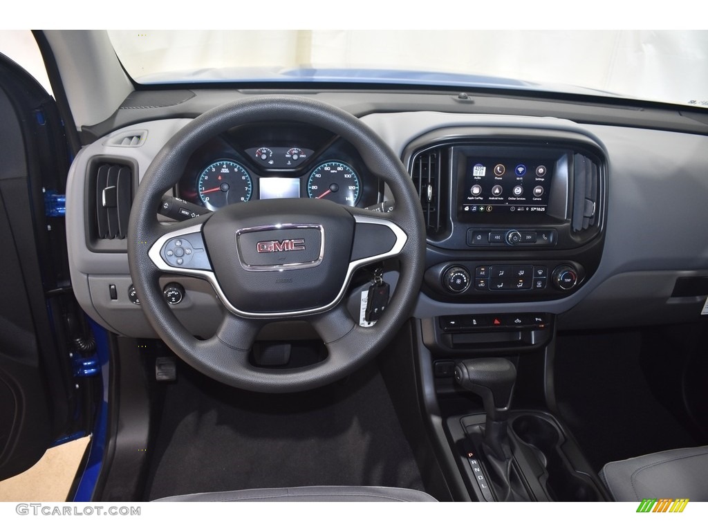 2021 Canyon Elevation Extended Cab 4WD - Dynamic Blue Metallic / Jet Black/Dark Ash photo #8