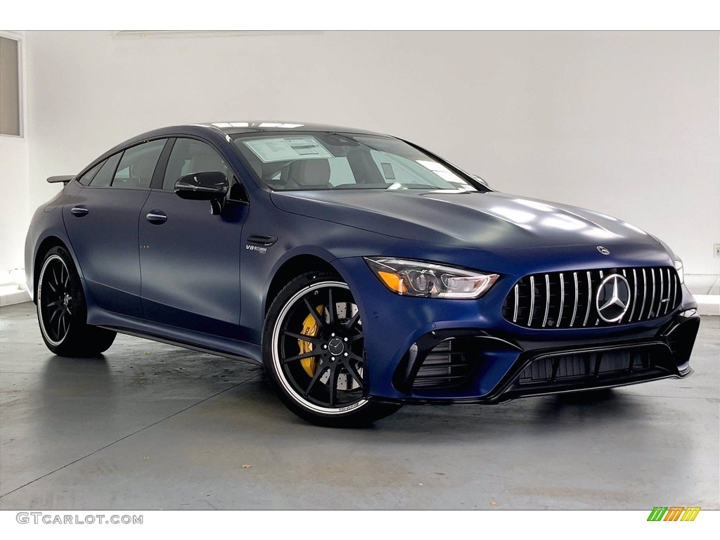 designo Brilliant Blue Magno (Matte) 2021 Mercedes-Benz AMG GT 63 Exterior Photo #142260038