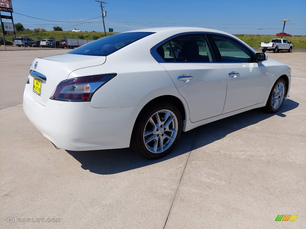 2012 Maxima 3.5 S - Winter Frost White / Charcoal photo #6