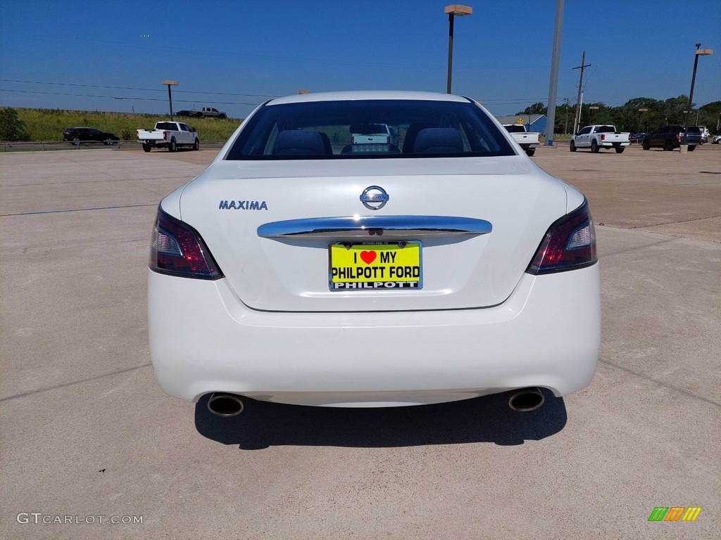 2012 Maxima 3.5 S - Winter Frost White / Charcoal photo #24