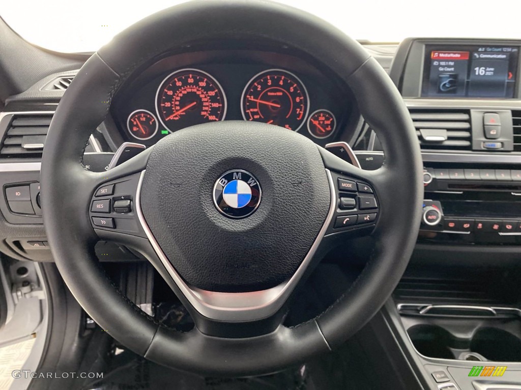 2018 3 Series 340i Sedan - Glacier Silver Metallic / Black photo #18