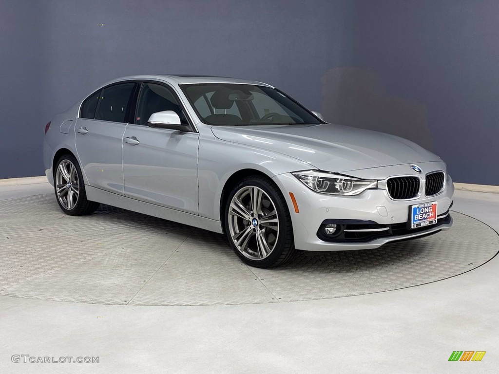 2018 3 Series 340i Sedan - Glacier Silver Metallic / Black photo #38
