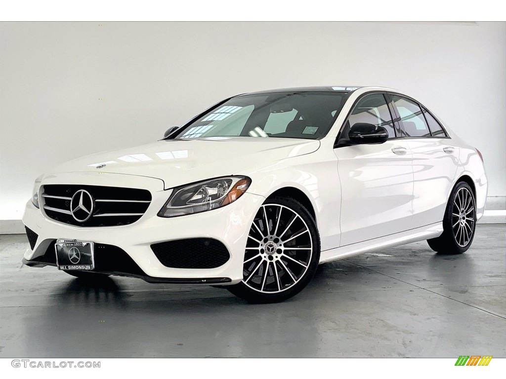 Polar White 2018 Mercedes-Benz C 300 Sedan Exterior Photo #142263716