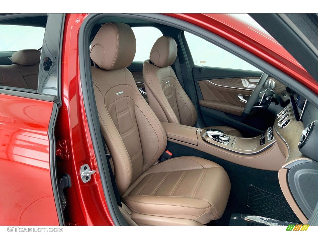 Nut Brown/Black Interior 2018 Mercedes-Benz E 43 AMG 4Matic Sedan Photo #142263971