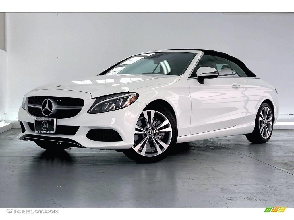 Polar White 2018 Mercedes-Benz C 300 Cabriolet Exterior Photo #142264732