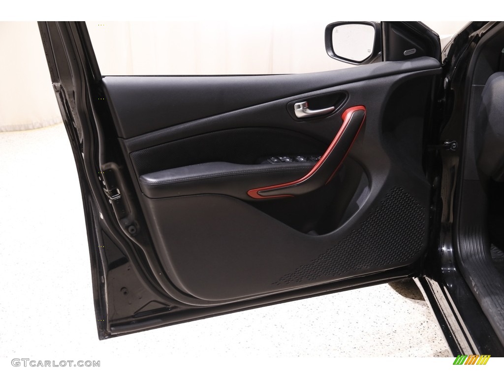 2015 Dart GT - Pitch Black / Black/Ruby Red Accent Stitching photo #4