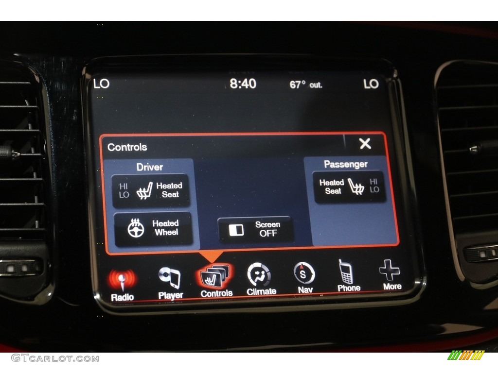 2015 Dart GT - Pitch Black / Black/Ruby Red Accent Stitching photo #11