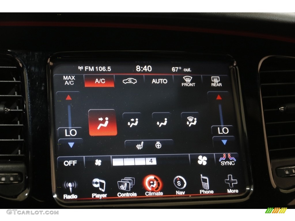 2015 Dart GT - Pitch Black / Black/Ruby Red Accent Stitching photo #12