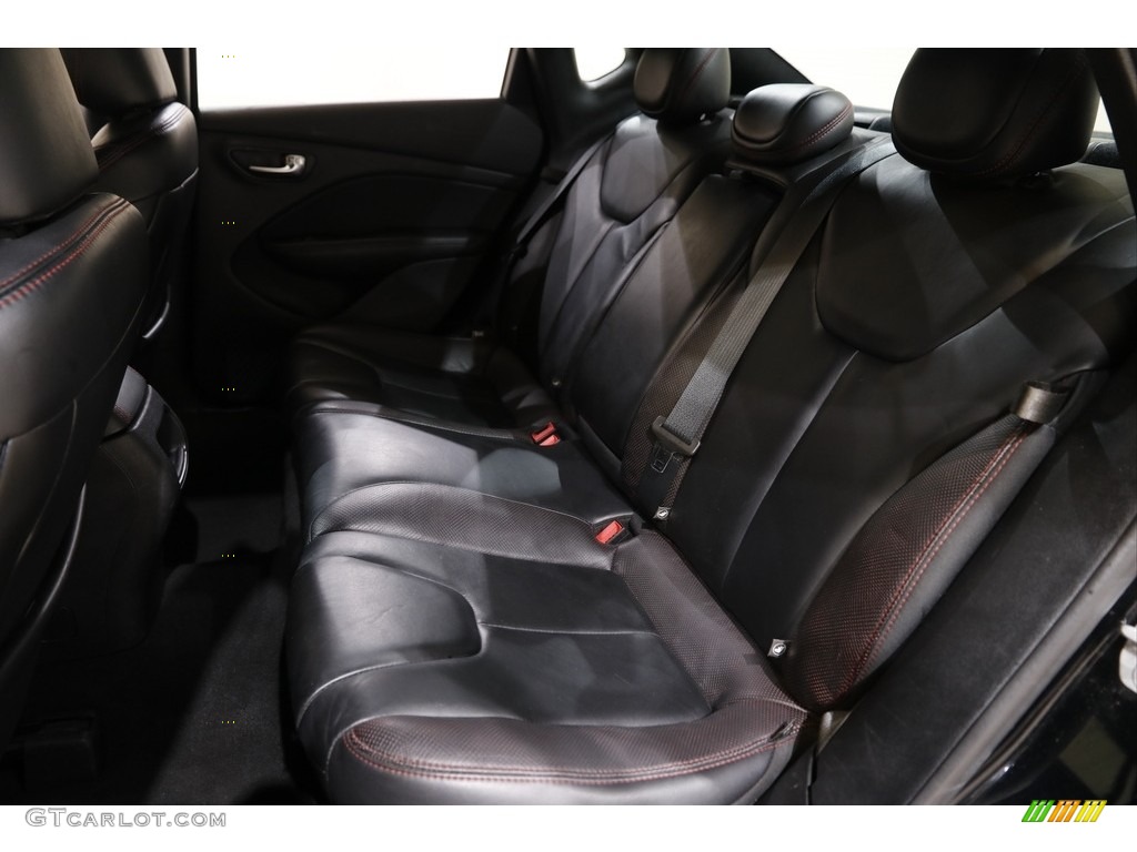 2015 Dart GT - Pitch Black / Black/Ruby Red Accent Stitching photo #18