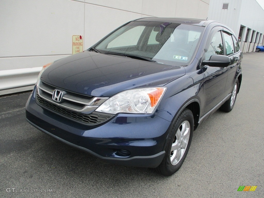 2011 CR-V LX 4WD - Royal Blue Pearl / Gray photo #9