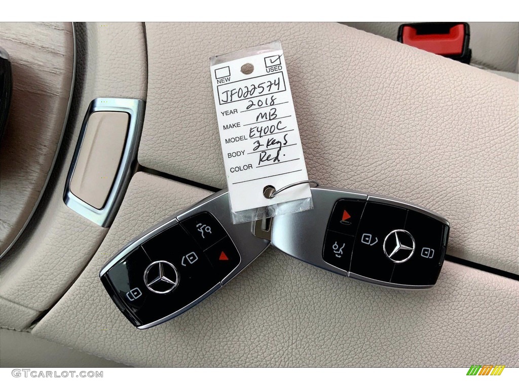 2018 E 400 Coupe - designo Cardinal Red Metallic / Macchiato Beige/Espresso Brown photo #11