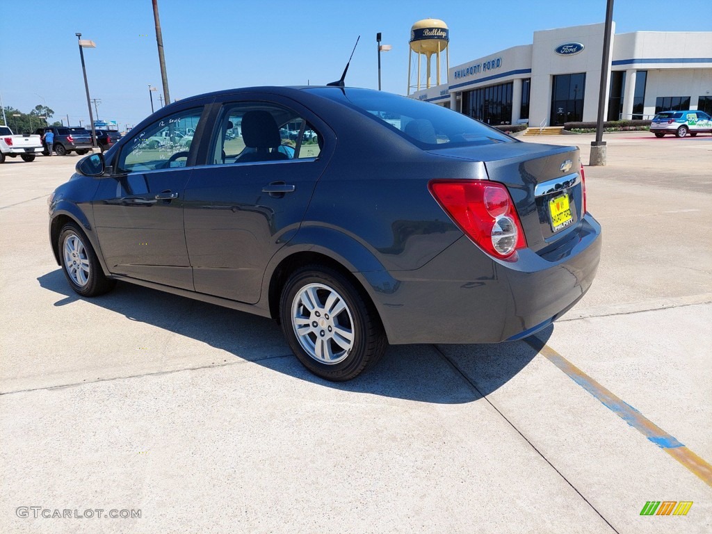 2012 Sonic LT Sedan - Cyber Gray Metallic / Jet Black/Dark Titanium photo #5