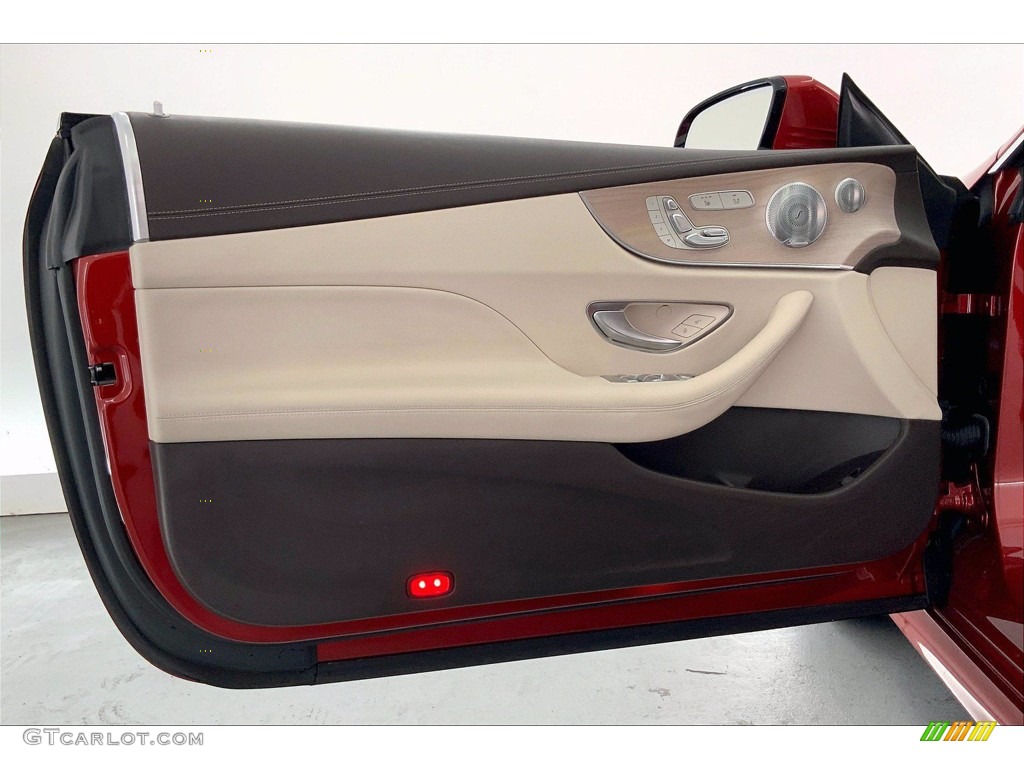 2018 E 400 Coupe - designo Cardinal Red Metallic / Macchiato Beige/Espresso Brown photo #26