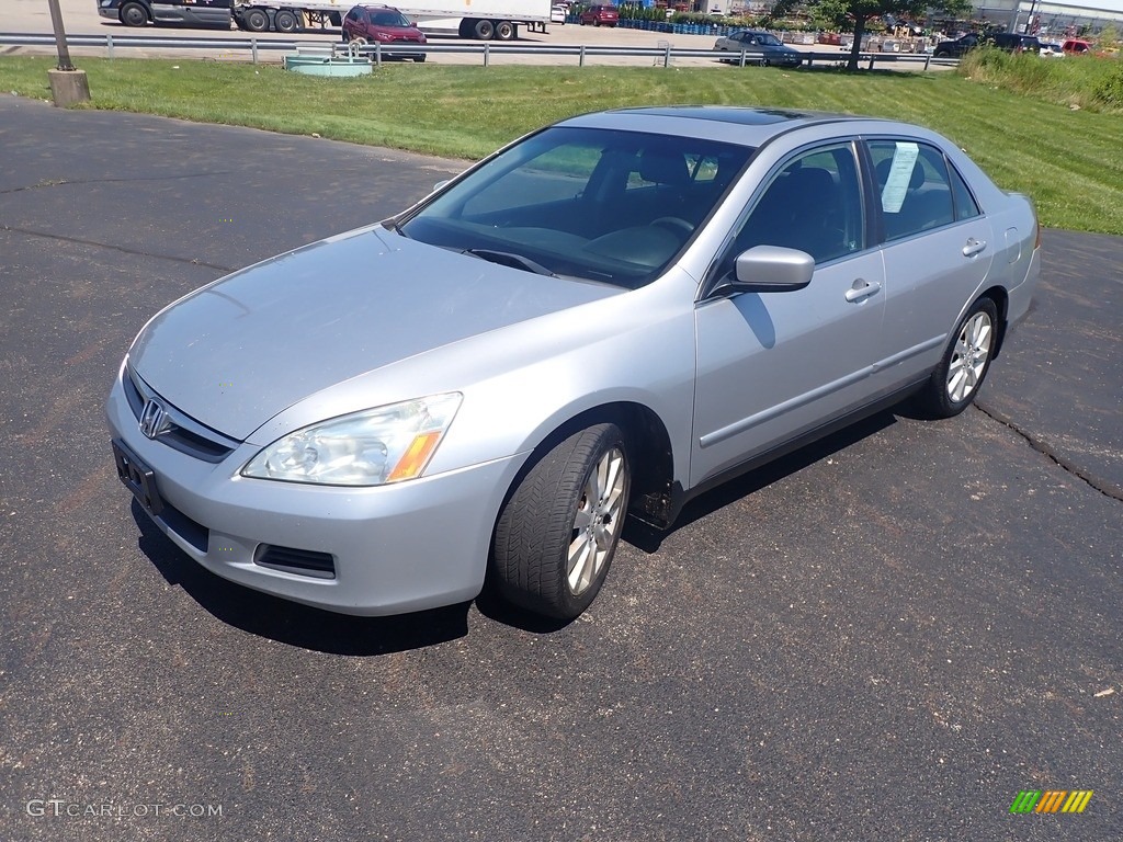 2006 Accord LX V6 Sedan - Alabaster Silver Metallic / Gray photo #6