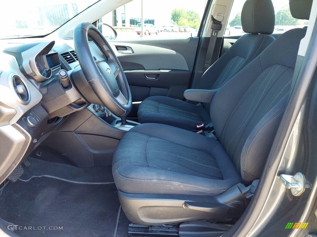 2012 Sonic LT Sedan - Cyber Gray Metallic / Jet Black/Dark Titanium photo #10