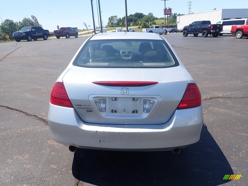 2006 Accord LX V6 Sedan - Alabaster Silver Metallic / Gray photo #9