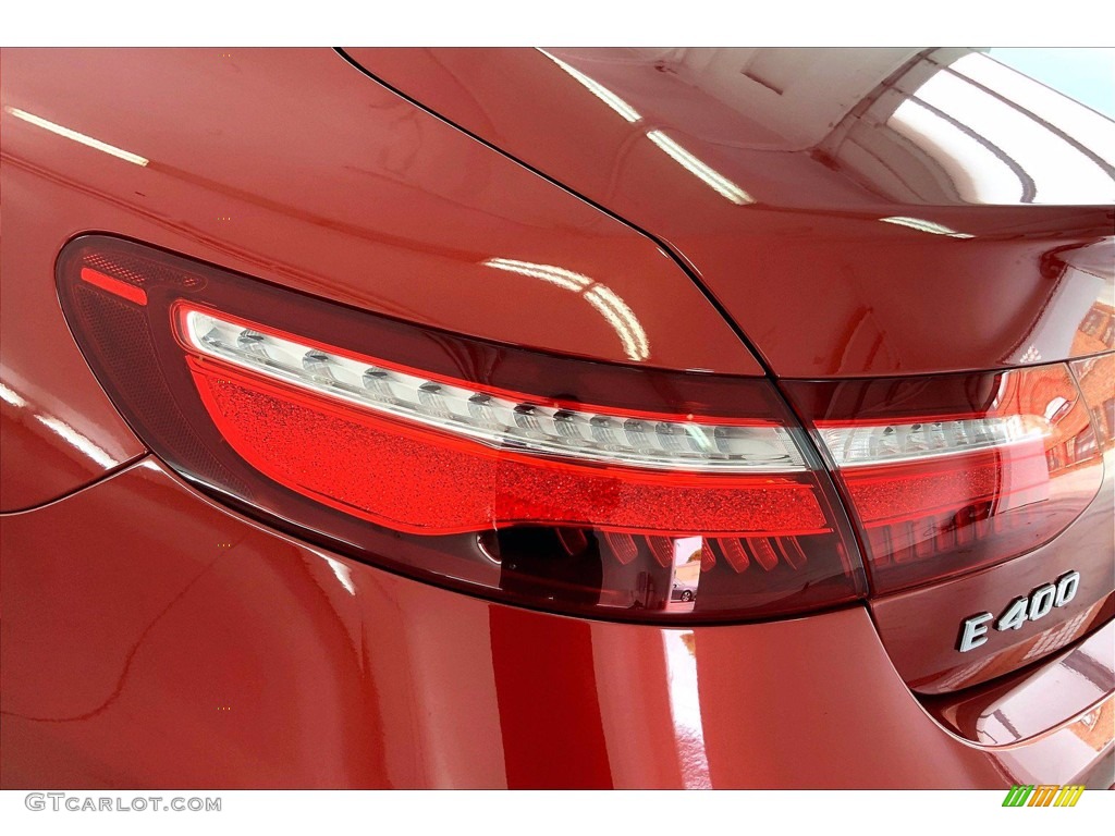 2018 E 400 Coupe - designo Cardinal Red Metallic / Macchiato Beige/Espresso Brown photo #29