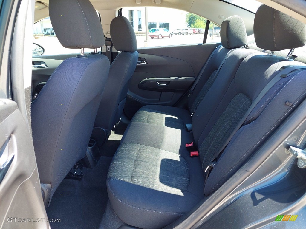 2012 Sonic LT Sedan - Cyber Gray Metallic / Jet Black/Dark Titanium photo #12