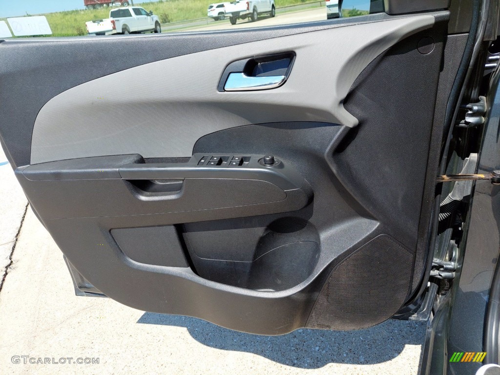 2012 Sonic LT Sedan - Cyber Gray Metallic / Jet Black/Dark Titanium photo #13