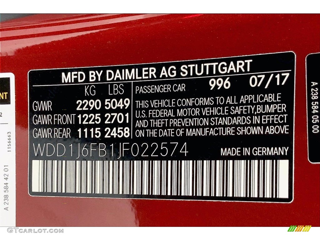 2018 E 400 Coupe - designo Cardinal Red Metallic / Macchiato Beige/Espresso Brown photo #33