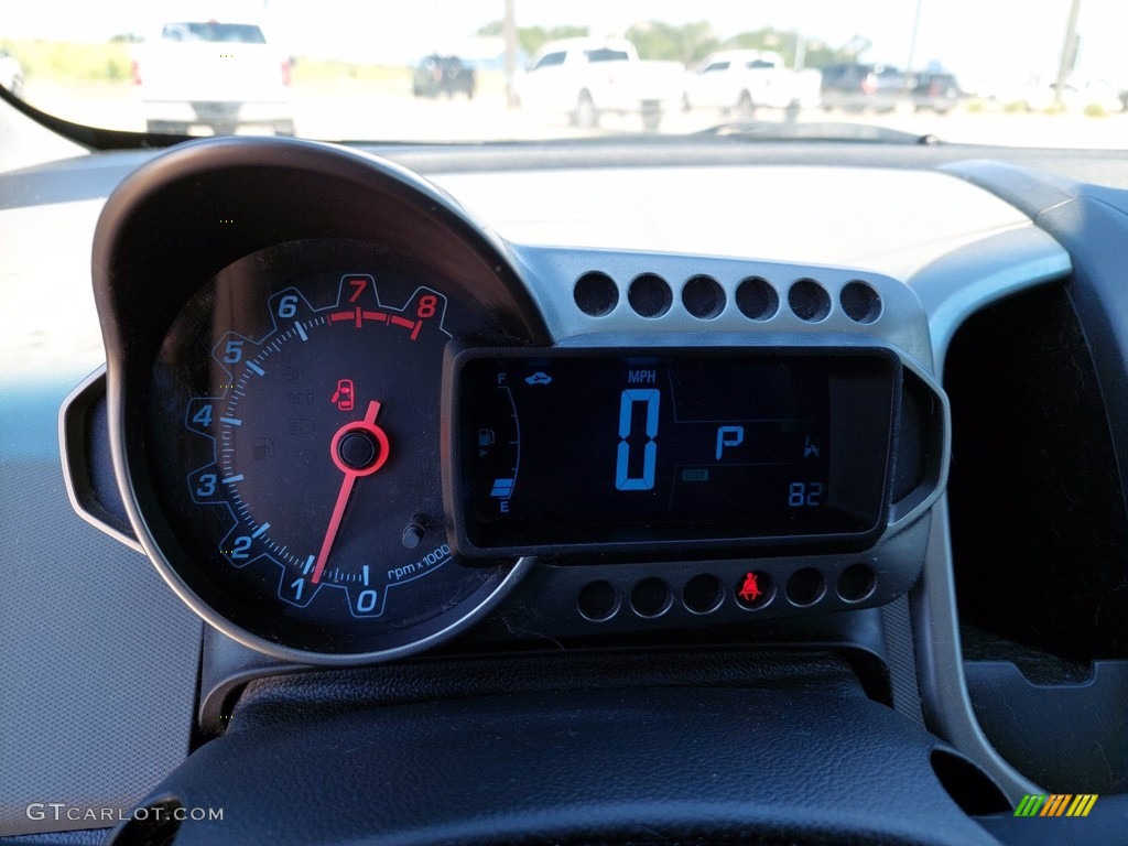 2012 Sonic LT Sedan - Cyber Gray Metallic / Jet Black/Dark Titanium photo #16