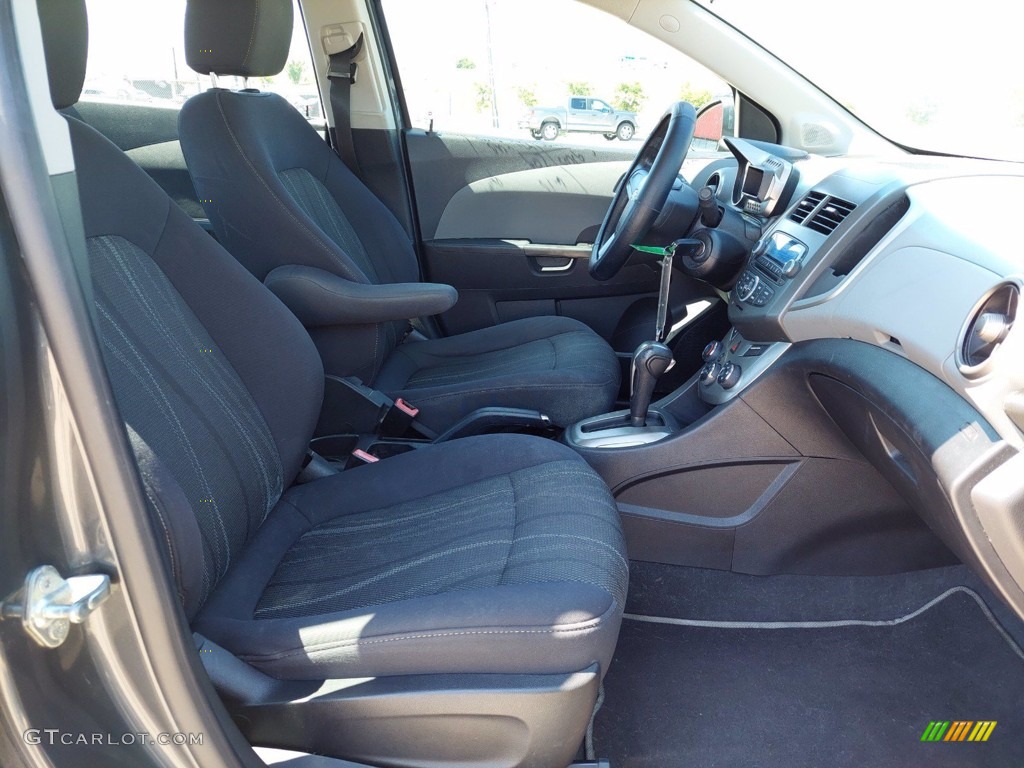 2012 Sonic LT Sedan - Cyber Gray Metallic / Jet Black/Dark Titanium photo #21