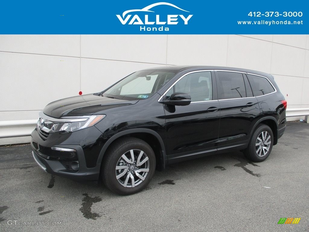 2021 Pilot EX-L AWD - Crystal Black Pearl / Black photo #1