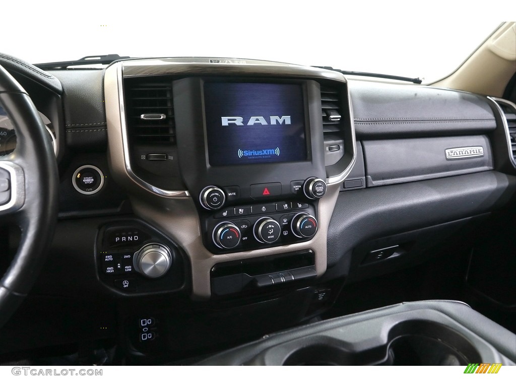 2019 Ram 1500 Laramie Crew Cab 4x4 Black Dashboard Photo #142268077