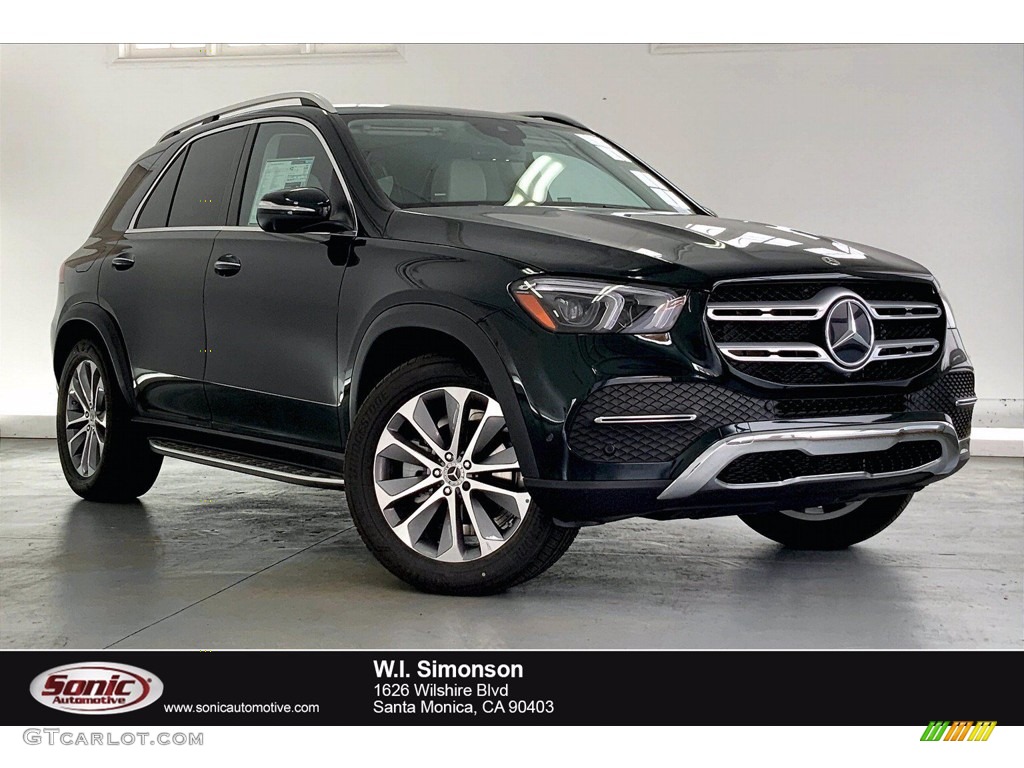 2021 GLE 350 4Matic - Emerald Green Metallic / Macchiato Beige/Black photo #1