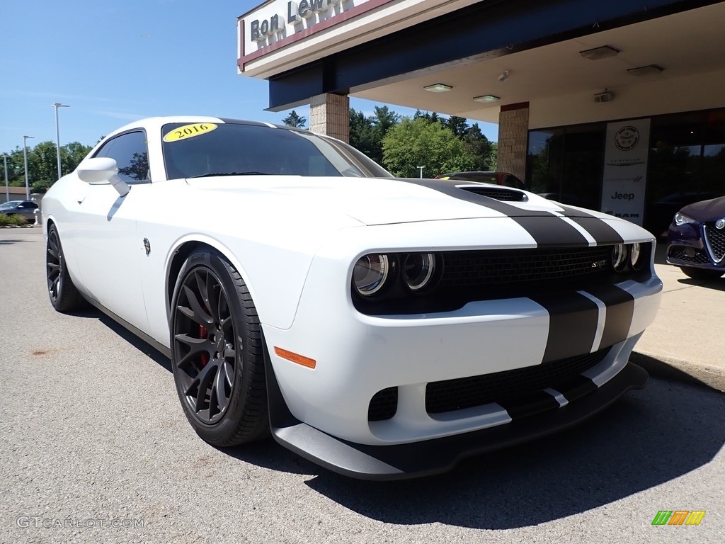 2016 Challenger SRT Hellcat - Bright White / Black photo #9