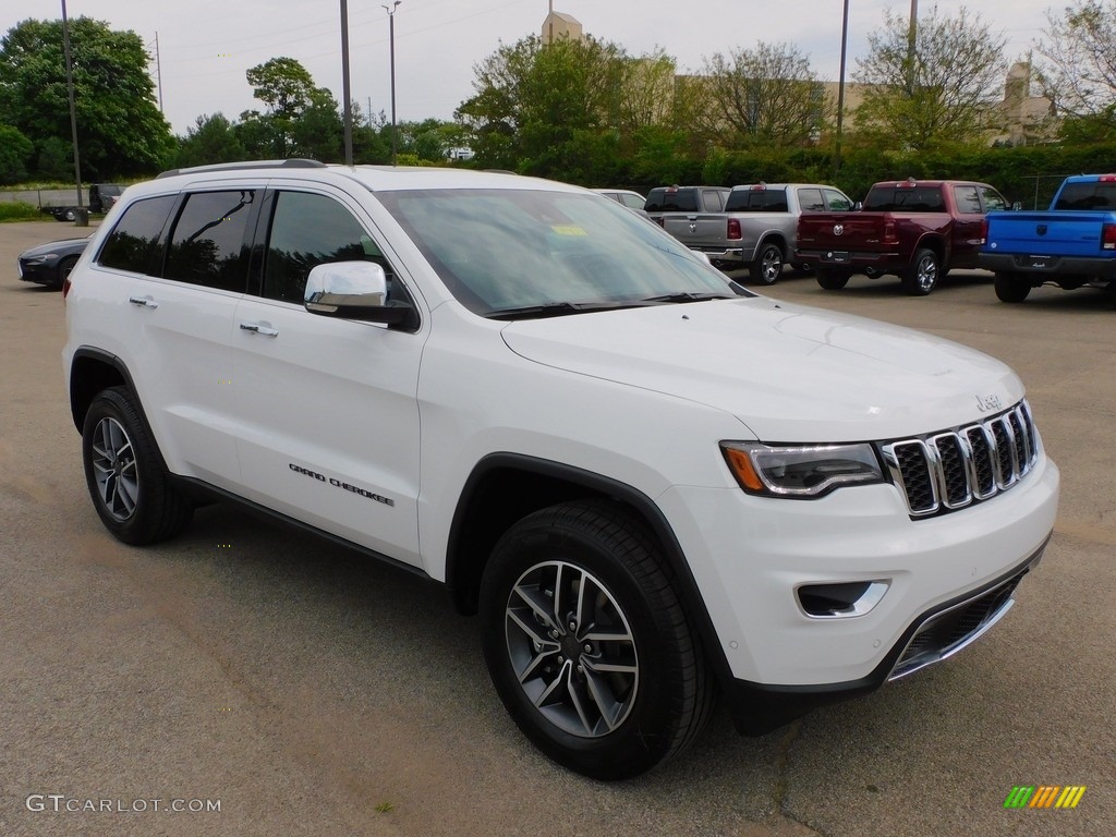 Bright White 2021 Jeep Grand Cherokee Limited 4x4 Exterior Photo #142269163