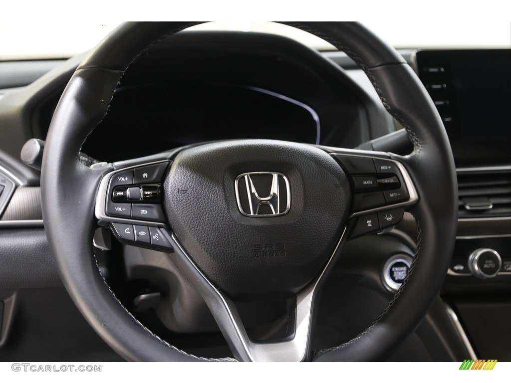 2018 Honda Accord Sport Sedan Black Steering Wheel Photo #142269355