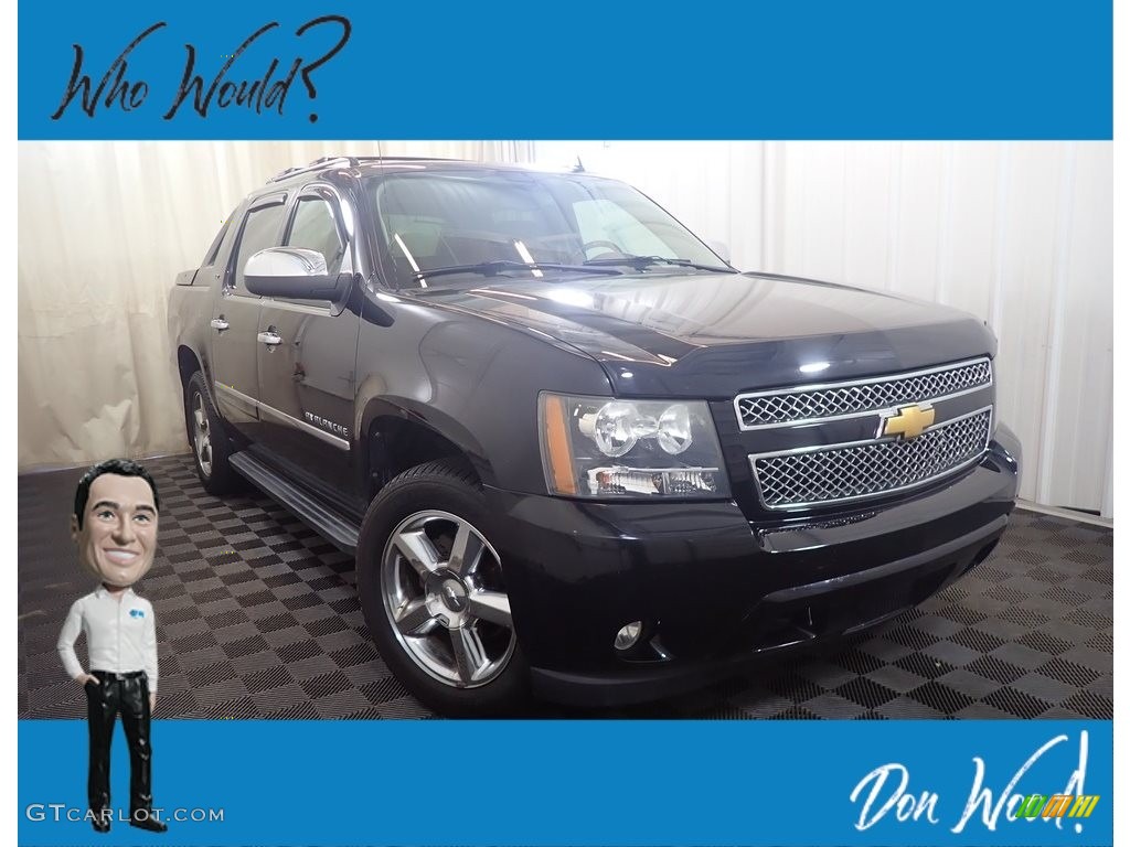 2012 Avalanche LTZ 4x4 - Black / Ebony photo #1