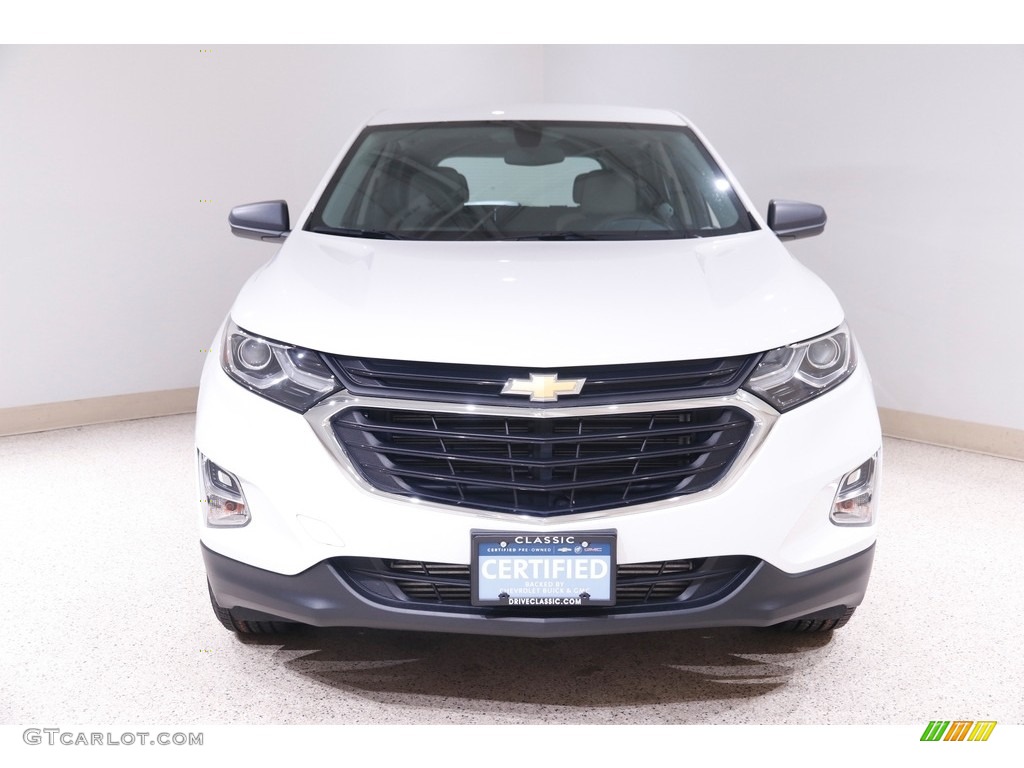 2018 Equinox LS AWD - Summit White / Medium Ash Gray photo #2