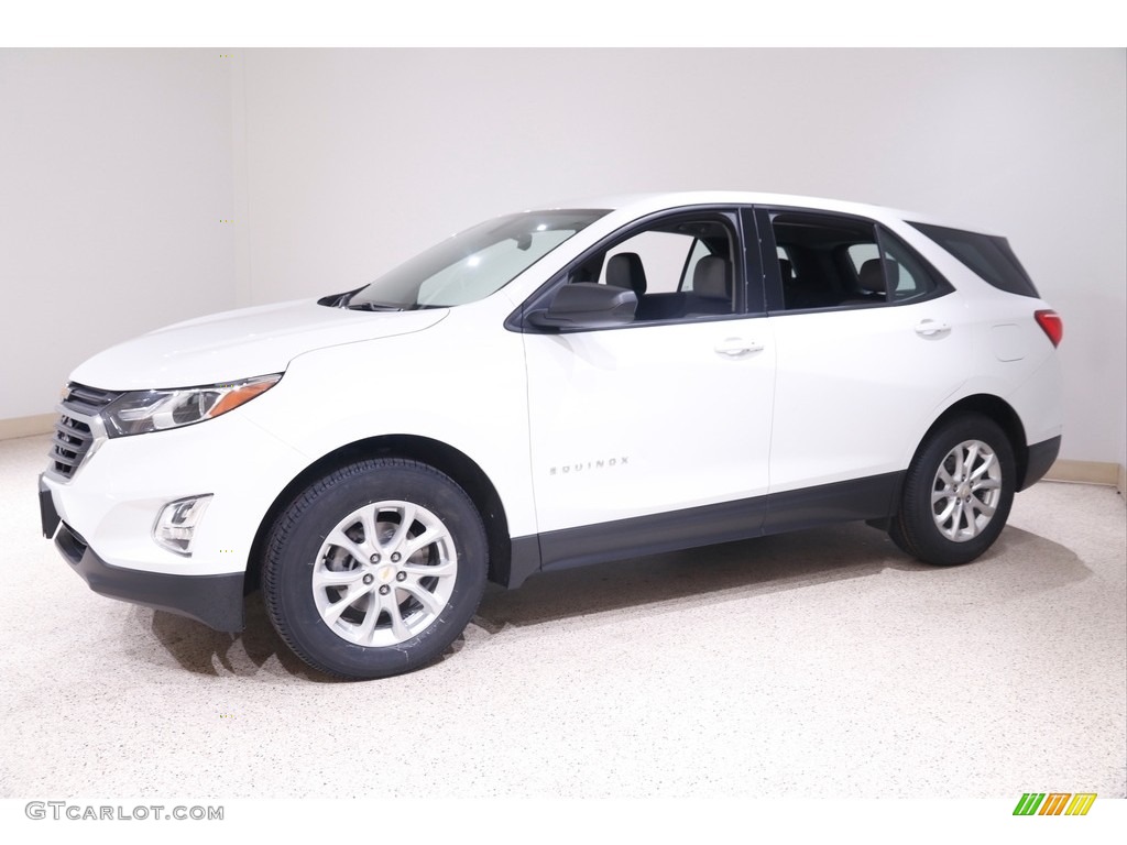 2018 Equinox LS AWD - Summit White / Medium Ash Gray photo #3