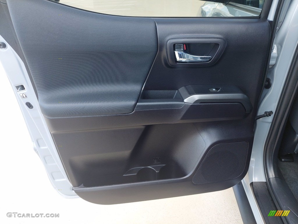 2020 Toyota Tacoma TRD Off Road Double Cab 4x4 TRD Cement/Black Door Panel Photo #142270117