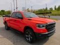 Spitfire Orange 2021 Ram 1500 Big Horn Quad Cab 4x4 Exterior