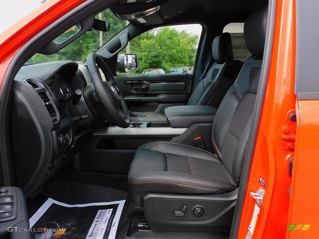 Black Interior 2021 Ram 1500 Big Horn Quad Cab 4x4 Photo #142271071