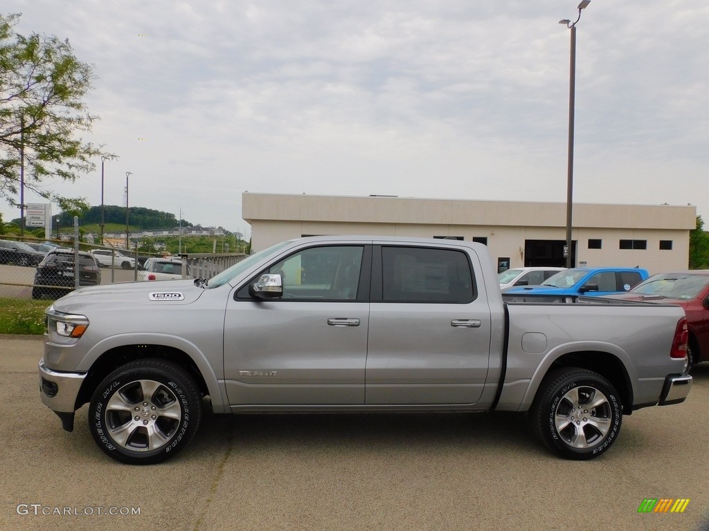 Billet Silver Metallic 2021 Ram 1500 Laramie Crew Cab 4x4 Exterior Photo #142272880